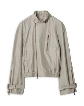 Burberry | Silk Harrington Jacket