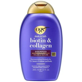 OGX Thick & Full + Biotin & Collagen Shampoo Bergamot, Jasmine, & Vanilla