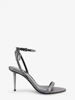 Tom Ford | Laminated heeled sandals with laminated effect