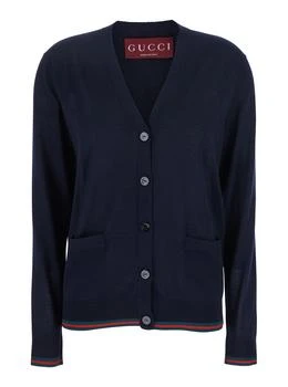 Gucci | Gucci Button-Up Knit Cardigan