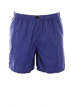Prada | Prada Triangle-Logo Mid-Rise Swim Shorts
