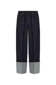 Givenchy | Givenchy Wide-Leg Cuffed Jeans