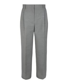 Burberry | Women's Gaelle Wide-Leg Trousers In Grey