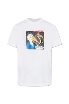 Moncler | Moncler Space MonDuck Printed Crewneck T-Shirt