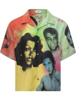 Versace | Versace Pattern-Printed Twill Shirt