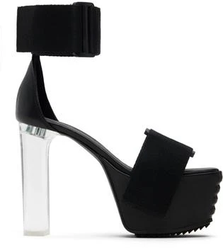 Rick Owens | Black Luxor 65 Heeled Sandals