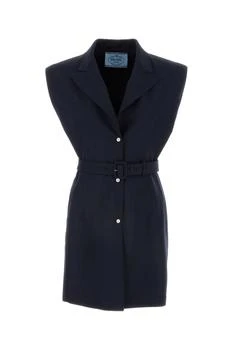 Prada | Prada Single-Breasted Belted Gilet