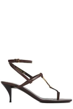 Yves Saint Laurent | Saint Laurent Cassandre Logo Plaque Sandals