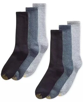 Gold Toe Men
s 6-Pack Casual Harrington Socks