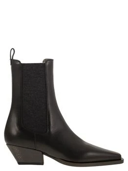 Brunello Cucinelli | Brunello Cucinelli Pointed Toe Ankle Boots