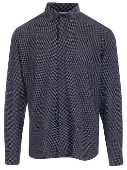 Yves Saint Laurent | Saint Laurent Yves Dot Printed Long-Sleeved Shirt