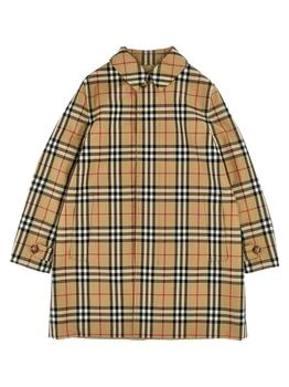 Burberry | Burberry Kids House-Check Reversible Long-Sleeved Coat