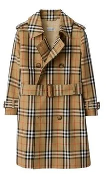 Burberry | Burberry Kids Checked Belted Coat