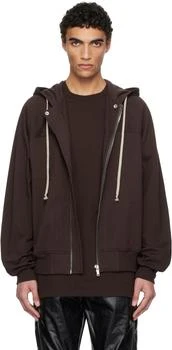 Rick Owens | Brown Hollywood Windbreaker Hoodie