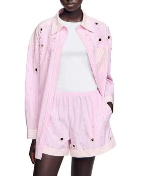 Striped Rhinestone Shirt