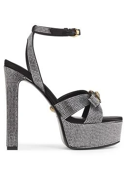 Versace | Embellished Platform Sandals