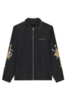 Givenchy | Givenchy Snake Embroidered Zipped Jacket