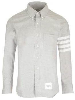 Thom Browne | Thom Browne Flannel 4-Bar Straight Fit Shirt