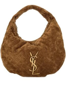 Yves Saint Laurent | Saint Laurent Icare Logo Plaque Hobo Bag