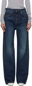 Khaite | Navy Bonnie Jeans