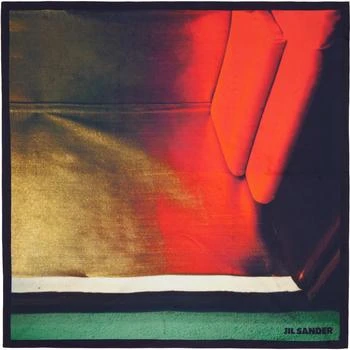 Jil Sander | Multicolor Double Printed Scarf