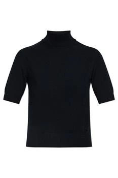 Dolce & Gabbana | Dolce & Gabbana DG Logo Embroidered Turtleneck Knitted Top