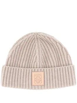 Loewe | Loewe Logo Patch Knitted Beanie