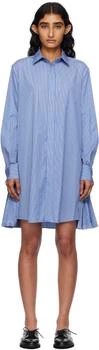 Sacai | Blue Poplin Minidress
