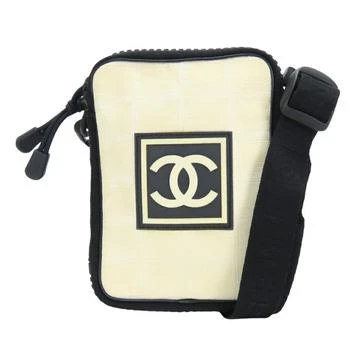 Chanel | ivory Jacquard Nylon Fanny Pack Pochette Shoulder Bag (Pre-Owned)