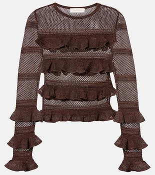 Zimmermann | Hypnotic ruffled top