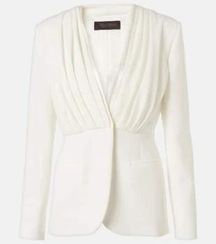 Max Mara | Gradi draped crêpe jacket