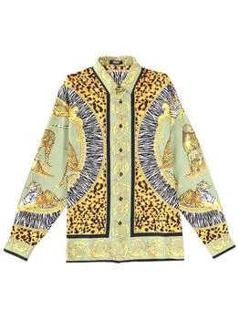 Versace | Versace Pattern-Printed Long-Sleeved Shirt