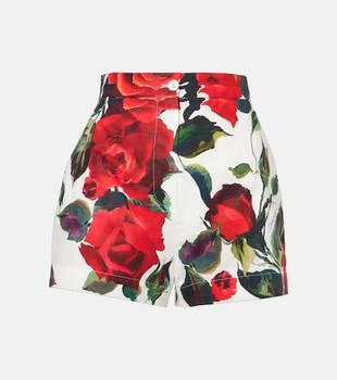 Dolce 
Gabbana | Floral cotton shorts