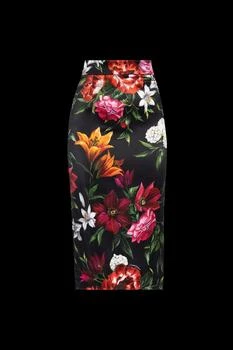 Dolce & Gabbana | Dolce & Gabbana Floral Printed Midi Skirt