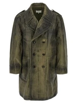 MAISON MARGIELA | Maison Margiela Double-Breasted Caban Coat