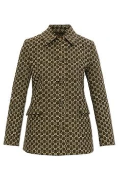 Gucci Monogrammed Collared Jacket