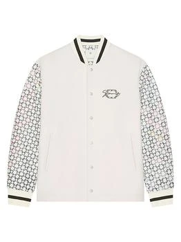 Givenchy | Varsity Jacket in Wool and Monogram 72 Leather