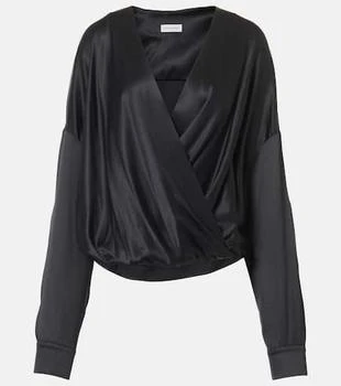 Dries Van Noten | Silk-blend satin blouse