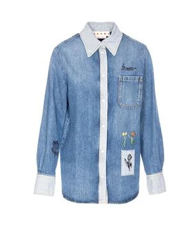 Marni | Marni Collared Long-Sleeve Shirt