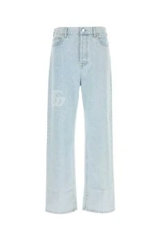 Gucci | Gucci GG Logo Printed Baggy Jeans