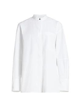 Jil Sander | Button-Up Poplin Tunic Shirt