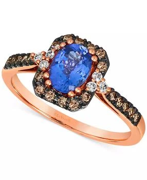 Le Vian | Blueberry Tanzanite (3/4 ct. t.w.) 
Diamond (1/4 ct. t.w.) in 14k Rose Gold