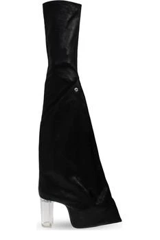 Rick Owens | Rick Owens Clear-Heel Pointed Toe Boots