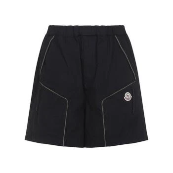 Moncler | Moncler Logo Patch Stitch Detailed Shorts