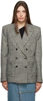 Tom Ford | Gray Double-Breasted Blazer