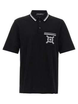 Dolce & Gabbana | Dolce & Gabbana Logo Embroidered Polo Shirt