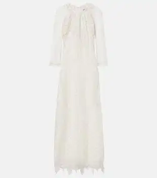 Isabel Marant | Hayra cotton guipure lace maxi dress