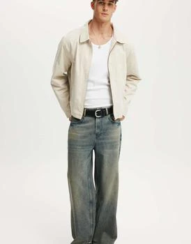 Cotton On Cropped harrington jacket in beige