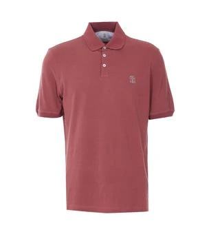 Brunello Cucinelli | Brunello Cucinelli Logo Detailed Short-Sleeved Polo Shirt