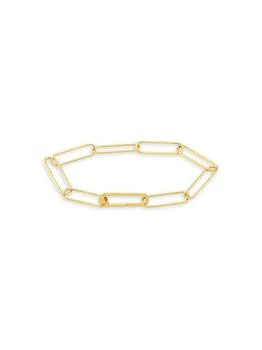 Saks Fifth Avenue | 14K Yellow Gold Paperclip Bracelet